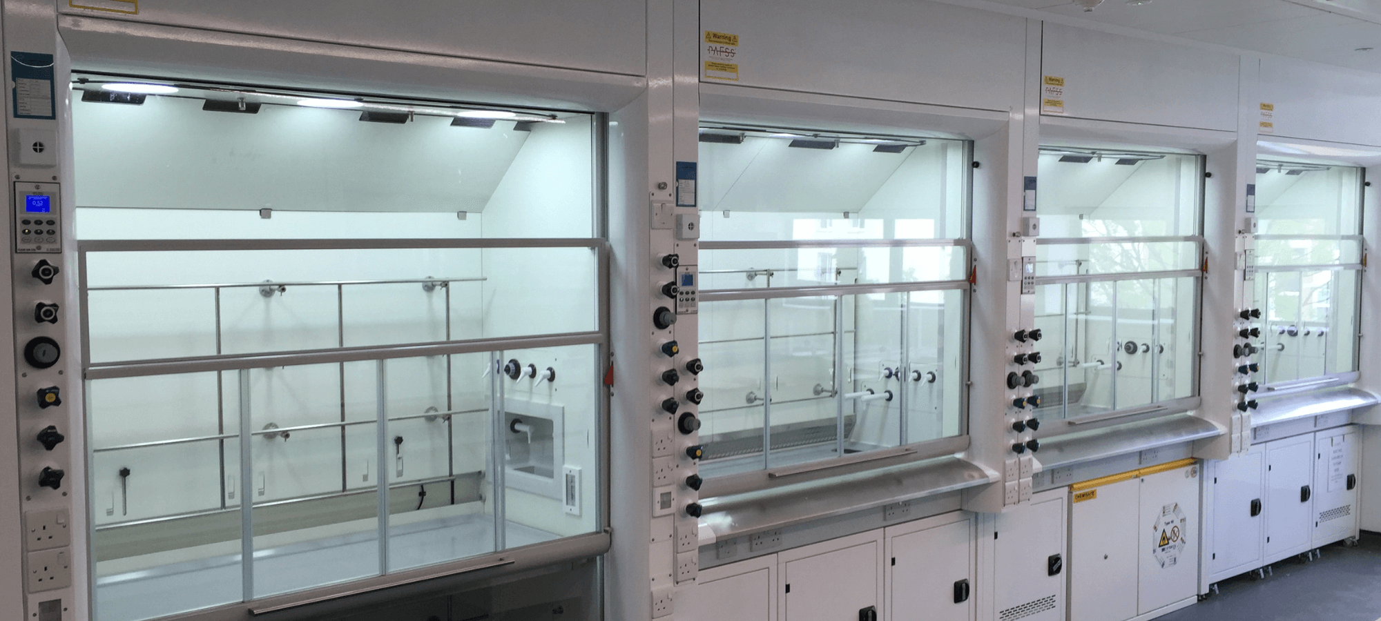Our range of recirculating fume cupboards is popular in older and listed buildings where the installation of externally vented extract systems can be problematic.