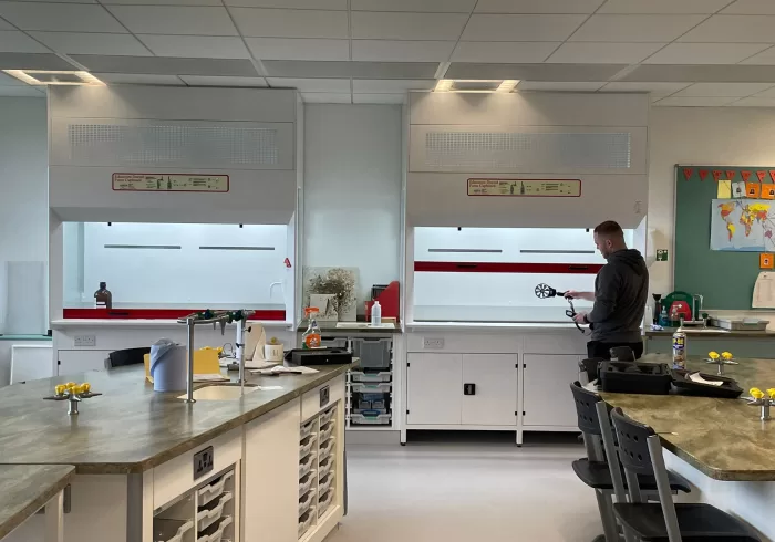 School Fume Cupboard Servicing