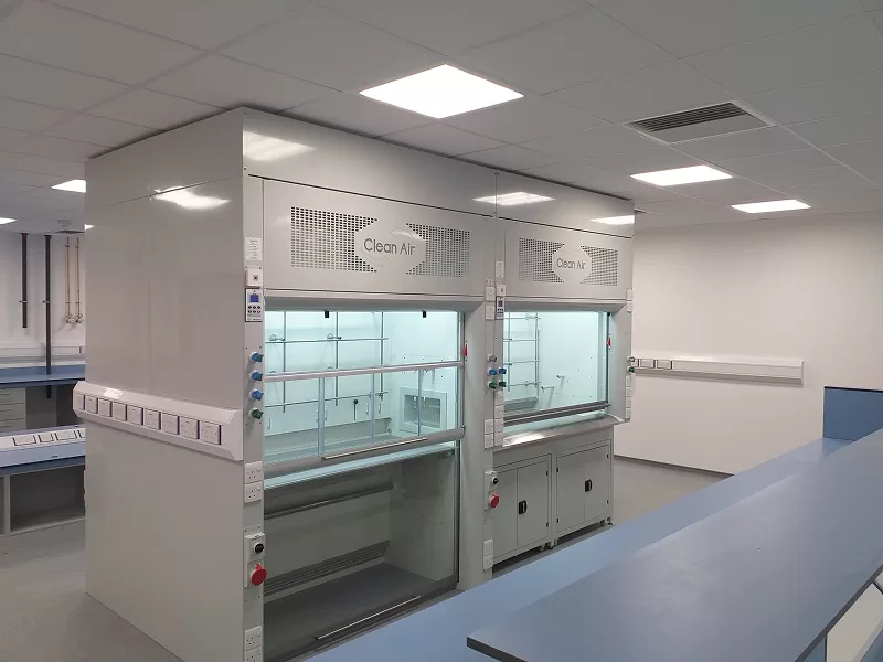 Radius Profile High Performance Walk-In Fume Cupboards